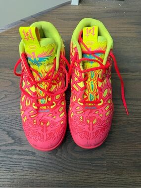 Puma women’s Neon Pink & yellow Puma Athletic Sneakers
